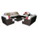 Patio Heaven Signature Deep Seating Group with Cushions