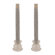 Pacific Accents Glitter Wax Flameless Tapers Candle (Set of 2)