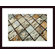 Barewalls Diamond Tiles Wood Framed Art Print