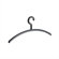 Peter Pepper Unbreakable, Scratchproof Polymide Black or White Coat Hanger
