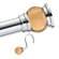 Elegant Home Fashions Thelan Finial Shower Rod and Hooks Set