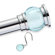 Elegant Home Fashions Thelan Finial Shower Rod and Hooks Set