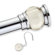 Elegant Home Fashions Thelan Finial Shower Rod and Hooks Set