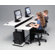 Balt Split Level Dual Station Task Table