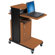 Balt Locking Cabinet for Extra Long Presentation Cart in Cherry