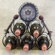 Karen Didion Originals Classic Home 5 Bottle Tabletop Wine Rack