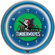 Trademark Global nBA Chrome Double Ring Neon Clock