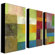 Trademark Global Color Panels IV by Michelle Calkins Canvas Art (Set of 3)