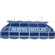 Trademark Global NBA 3 Light Tiffany Style Lamp