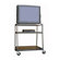 Buhl 44" H Super Wide Body Steel AV Cart