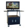 Buhl Wide Body Flat Panel TV Cart with Locking Cabinet