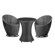 dCOR design Cabo 3 Piece Dining Set