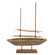 Woodland Imports Wood Sail Boat Decor