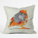 DENY Designs Iveta Abolina Orange Bird Throw Pillow