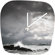 DENY Designs Bird Wanna Whistle White Water Modern Clock