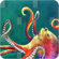 DENY Designs Clara Nilles Mardi Gras Octopus Wall Art