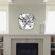 DENY Designs Iveta Abolina Black And White Play Modern Clock