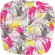 DENY Designs Rachael Taylor Organic Retro Leaves Modern Clock