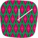 DENY Designs Wagner Campelo Ikat Leaves Modern Clock