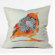 DENY Designs Iveta Abolina Orange Bird Throw Pillow
