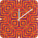 DENY Designs Wagner Campelo Sanchezia X Custom Clock
