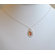 AEB Designs Sterling Silver Hessonite Leaf Necklace