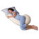 Snoozer Body Pillow DreamWeaver 500 Thread Count Ergonomic Body Pillow