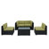 Modway Camfora 5 Piece Deep Seating Group with Cushions