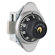 Hallowell Zephyr Built-in Automatic Vertical Dead Bolt lock with Control Key