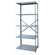 Hallowell Hi-Tech Shelving Medium-Duty Open Type Starter and Optional Add-on Unit with 5 Shelves