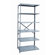 Hallowell Hi-Tech Shelving Medium-Duty Open Type Add-on Unit with 6 Shelves