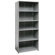 Hallowell Hi-Tech Shelving Medium-Duty Closed Type Starter and Optional Add-on Unit with 6 Shelves