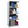 Hallowell Hi-Tech Shelving Medium-Duty Closed Type Starter and Optional Add-on Unit with 5 Shelves