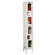 Hallowell Safety-View Stock Lockers - Double Tier - 1 Section (Unassembled)