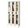 Hallowell Safety-View Stock Lockers - Single Tier - 3 Sections (Unassembled)