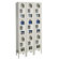 Hallowell Safety-View Stock Lockers - Triple Tier - 3 Sections (Unassembled)