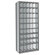 Hallowell Hi-Tech Metal Bins with 3" Front Bins Shelving