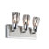 Alternating Current Chroman Empire Three Light Bath Fixture
