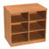 WB Manufacturing Repositionable Replay Vertical Divider / Two Adjustable Shelves Cabinet