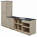 WB Manufacturing Repositionable Replay Fixed Shelf / Four Adjustable Shelves  Cabinet