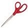 3M Scissors, Household/Office, 8" Straight Cut, Red