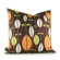 Inhabit Aequorea Carousel Pillow in Chocolate and Sunshine