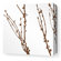 Inhabit Morning Glory Undergrowth Stretched Wall Art in Chocolate