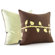 Inhabit Sprout Throw Pillow in Chocolate