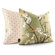 Inhabit Ailanthus Throw Pillow in Grass / Sunshine