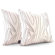 Inhabit Madera Throw Pillow in White