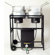 King Kooker Two Burner Outdoor Cooking Cart Package with Two Rectangular Pots with Baskets