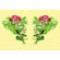 Betsy Drake Interiors Garden Geraniums Door Mat