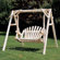 Rustic Natural Cedar Furniture Porch Swing with Stand