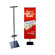 Pinquist Tool & Die 48" - 90" Vertical Adjustable Banner Stand